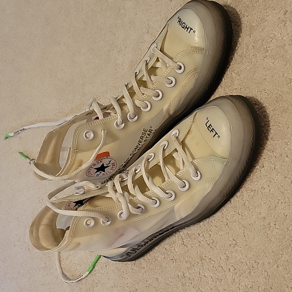 Converse Chuck Taylor All Star Vulcanized Hi off white women’s 6.5